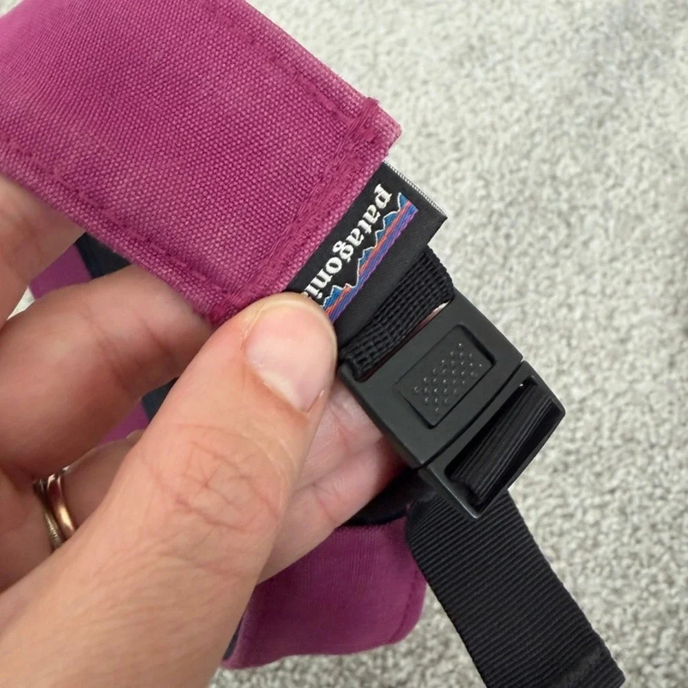 Patagonia Visor Unisex Purple Hiking Outdoor Gorpcore Logo